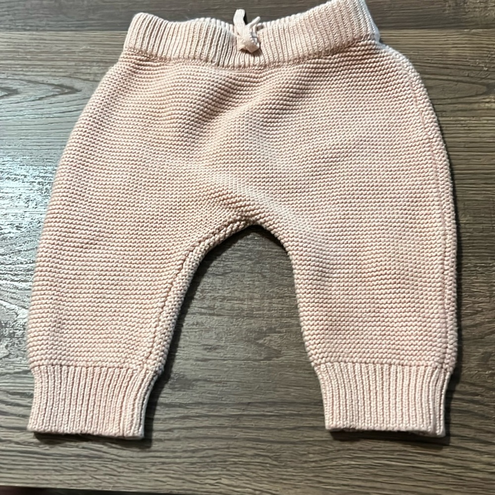 Carters light pink sweater pants size 6 months